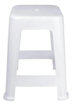 Banqueta De plástico Mor 15151111 Apilable blanca