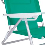 Silla Reclinable de Aluminio Con Almohadilla Anis Mor