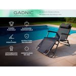 Reposera De Playa Reclinable Gadnic Plegable 2 Posiciones