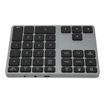 Teclado Numerico Extendido Bluetooth Inalambrico Usb - C - NEGRO