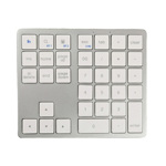 Teclado Numerico Extendido Bluetooth Inalambrico Usb - C - SILVER 