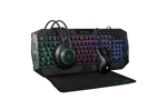 Combo Gamer Crux VSG  Auriculares, mouse, teclado y mouse pad RGB para dominar tus partidas
