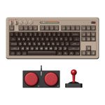Teclado retromecánico de 8 bits con Bluetooth/2.4G/USB-C C64
