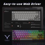 Teclado mecánico DrunkDeer G65 Rapid Trigger RGB 65% Black