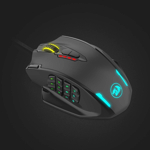 Redragon M908 Impact RGB LED MMO Mouse con botones laterales Ratón óptico 