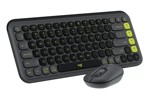 Teclado Y Mouse Logitech Pop Icon Combo Bluetooth Español Grafito