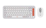 Teclado Y Mouse Logitech Pop Icon Combo Bluetooth Español Blanco