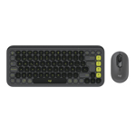 Kit Teclado Y Mouse Inalambricos Logitech Icon Pop Verde 920-013052