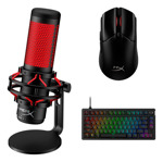 Microfono Hyperx Quadcast Teclado Alloy Y Mouse Haste 2