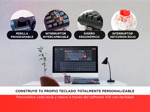 Teclado Mecánico Keychron V3 MAX Inalámbrico 80% Switch Rojo Retroiluminado RGB