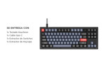 Teclado Mecánico Keychron V3 MAX Inalámbrico 80% Switch Rojo Retroiluminado RGB