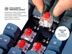 Teclado Mecánico Keychron V1 MAX Inalámbrico 75% Switch Rojo Retroiluminado RGB