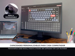 Teclado Mecánico Keychron V1 MAX Inalámbrico 75% Switch Rojo Retroiluminado RGB