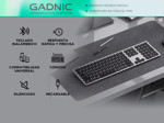 Teclado Inalámbrico Gadnic Universal Recargable