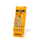JUEGO DE MECHAS PARA VIDRIO X5 4/5/6/8/10MM INDUSTRIAL INGCO AKD7058