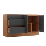 MUEBLE BAJO MESADA EMC STONE 140CM OLMO GRAFITO (BMSTONE140)