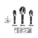 JUEGO MECHAS AVELLANADORAS 12MM 16MM Y 19MM INGCO DBCS0031
