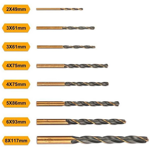 SET MECHAS ACERO RÁPIDO 8 UNIDADES DE 2 A 8MM INGCO AKDB0801