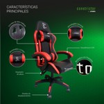Silla Gamer Constrictor Lampalagua Color Rojo