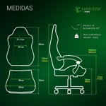 Silla Gamer Constructor Lampalagua Color Amarilla