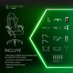 Silla Gamer Constructor Lampalagua Color Amarilla