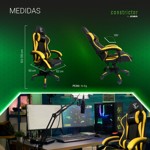 Silla Gamer Constructor Lampalagua Color Amarilla