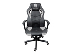 Silla De Escritorio Gamer Jd 615 Regulable Cuero Sintetico Color Gris
