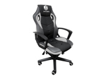 Silla De Escritorio Gamer Jd 615 Regulable Cuero Sintetico Color Gris