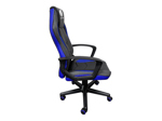 Silla De Escritorio Gamer Jd 615 Regulable Cuero Sintetico Azul