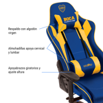 Silla Gamer Boca Juniors Con Apoya Pies - Producto Oficial
