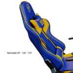 Silla Gamer Boca Juniors Con Apoya Pies - Producto Oficial