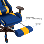 Silla Gamer Boca Juniors Con Apoya Pies - Producto Oficial