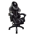 Silla Gamer Aliver Raptor Plus Masajeador Y Apoya Pies Ng-Gr