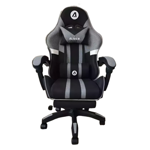 Silla Gamer Aliver Raptor Plus Masajeador Y Apoya Pies Ng-Gr