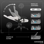 Silla Gamer Aimzone AZ803 Blanca