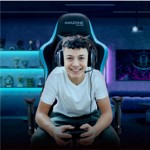 Silla Gamer Aimzone AZ801 Celeste