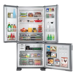 Heladera French Door Whirlpool Invert WRO85AK 592L Inox Evox