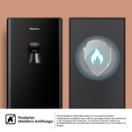 Heladera Single Door 177L Negra Hisense RL230WB4AU