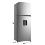 Heladera No Frost 267L Inverter Dispenser Inox Hisense RT3N250NMC