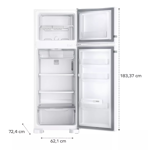 Heladera No Frost Whirlpool WRM39CB  No Frost 340 lt blanco 