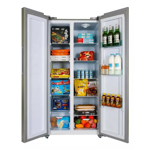 Heladera Neba Sb400 Side By Side No Frost  400lts Acero