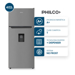Heladera Philco Top Mount 402Lts Inverter No Frost Inox PHNT453XDI2
