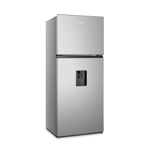 Heladera Hisense Con Dispenser 379L Top Mount Inverter No Frost Inox RT3N375NMC