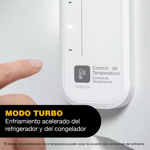 Heladera Inverter con Freezer Whirlpool  WRM42HB No Frost 386L Top Mount Blanca