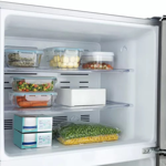 Heladera no frost Drean Hdr380n12m freezer 360l color steel
