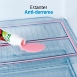 Heladera con Freezer KohiNoor KHDA43-7 413Lts Acero