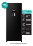 Heladera Negra 177l Hisense Rl230wb4au Con Dispenser