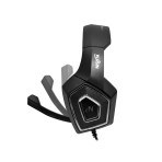 Auricular gaming para joystick con microfono PS4 Xbox Celular Nisuta NSAUG350 Negro
