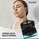 Auriculares Inalámbricos Bluetooth Gamer Luces Led Game