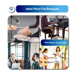 Pie Soporte Jirafa para Micrófono Pipeta Doble Waggs
